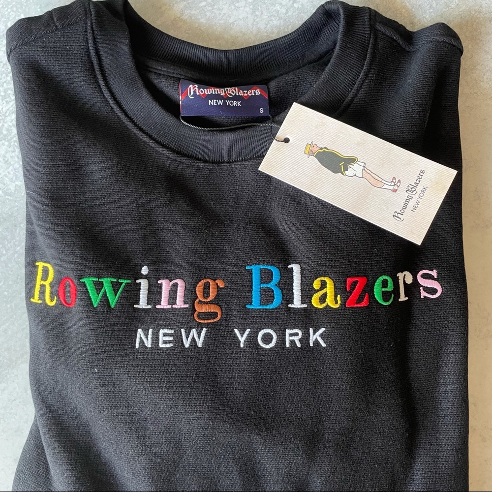 Rowing Blazers - SPELLOUT CREWNECK - Small - NWT